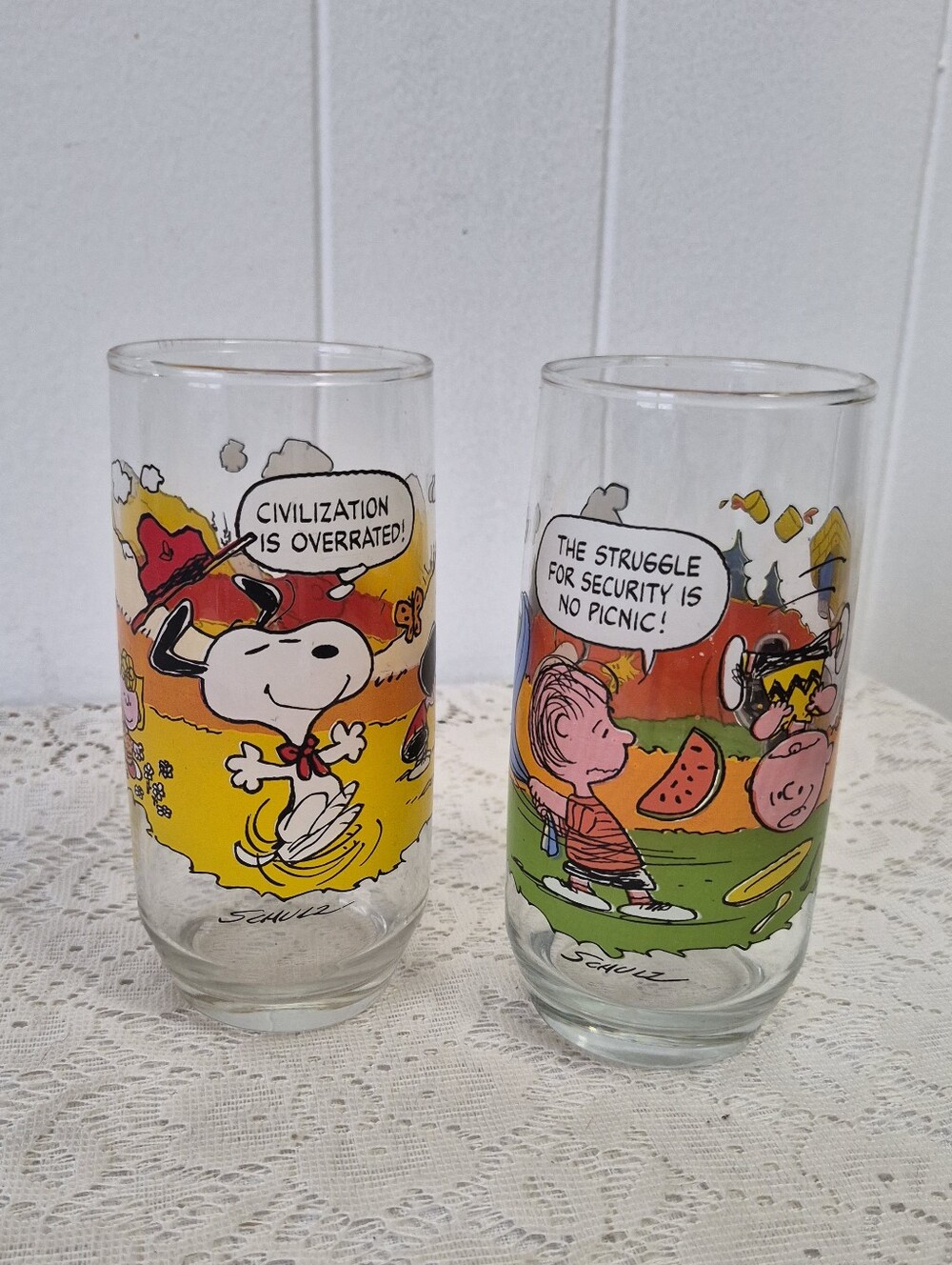 Camp Snoopy Glasses